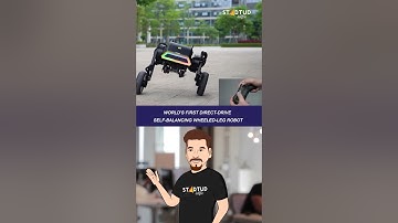 World’s first direct-drive self-balancing wheeled-leg robot. #selfbalancingrobot #wheeledrobot