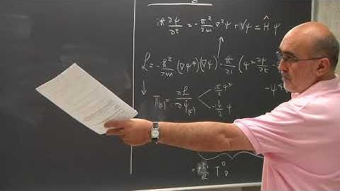 Relativistic Quantum Mechanics - Lecture 9 of 18