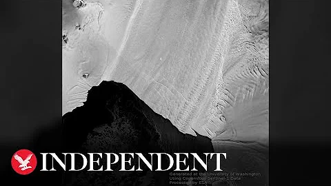 Time-lapse shows one of Antarctica's largest glaciers ripping apart