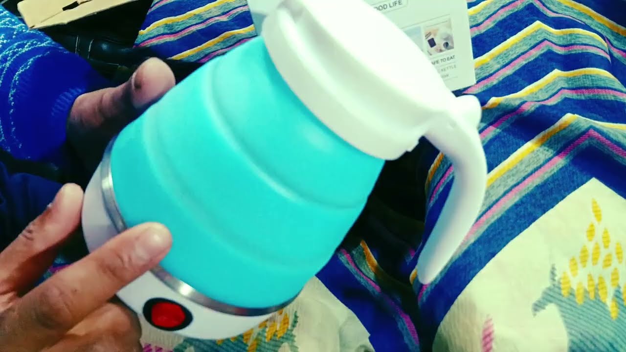 😄silicone 💦 kettle foldable💡 power ⚡ based | Unboxing Open Box | AWT CHANNEL 