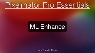 Pixelmator Pro Tutorial: ML Enhance
