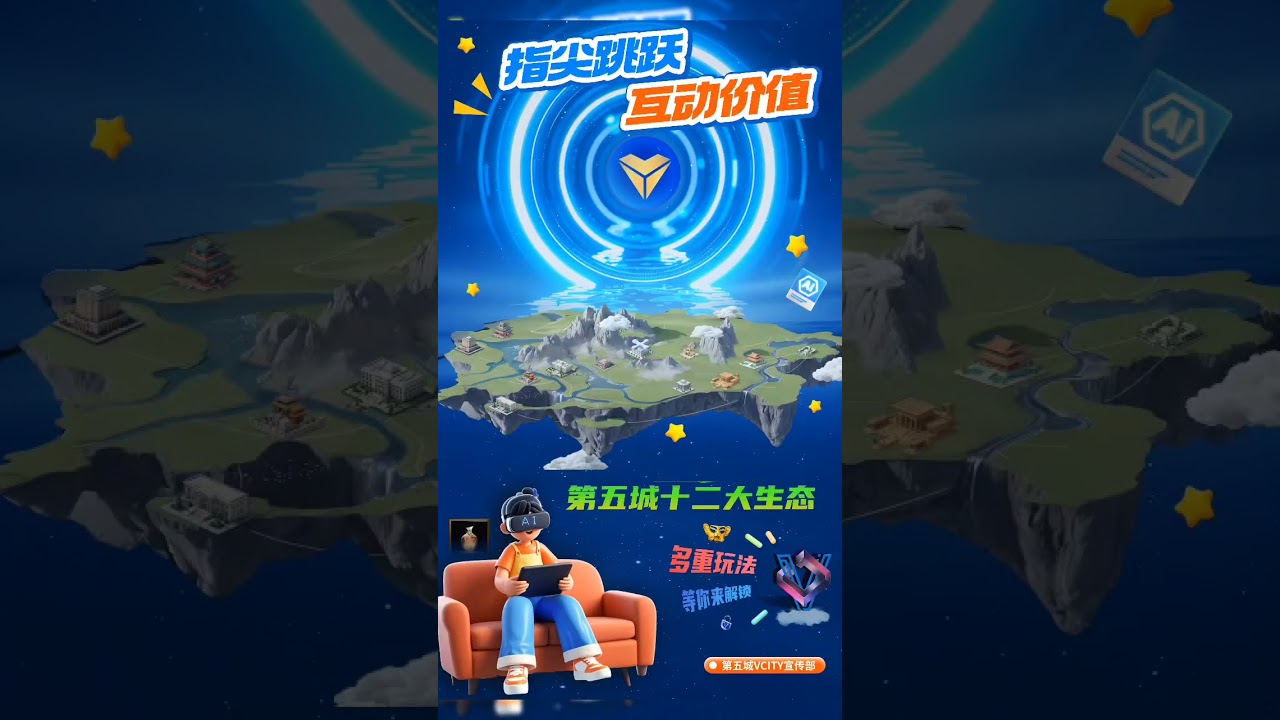 Fingertips jumpInteraction generates valueVcity's 12 multi-play 