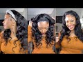 Headband Wig!! This is Bomb!! Easy &amp; Beginner Friendly!! No Lace, No Glue | YWigs.com