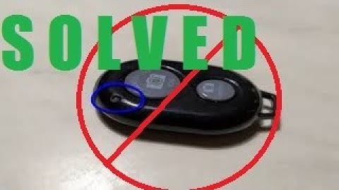 HOW I FIX PAIRING AND BLUETOOTH BUTTON PROBLEM IN MY SELFIE STICK