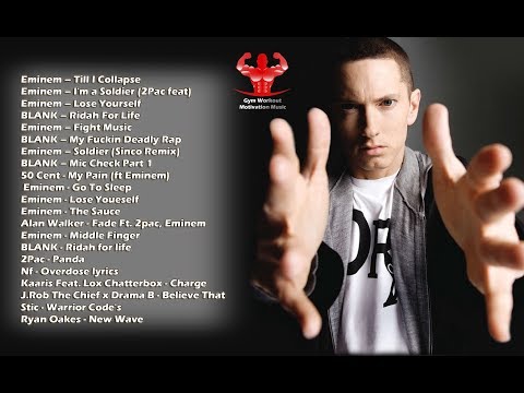 Eminem & 2Pac Rap Hip Hop Workout Music Motivation Mix (June 2017)