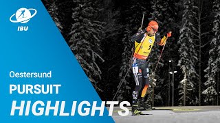 World Cup 23/24 Oestersund: Men Pursuit Highlights