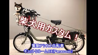 柴犬用ペット乗せ 電動アシスト自転車！カスタム紹介！