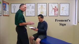 Froment's Sign for Cubital Tunnel Syndrome