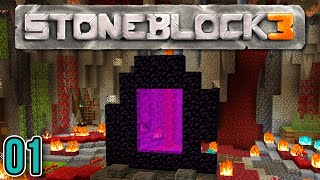 Minecraft: StoneBlock 3 Ep. 1 - Hogs