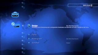 PS3 Dynamic Theme - Blue World Map Dynamic Theme