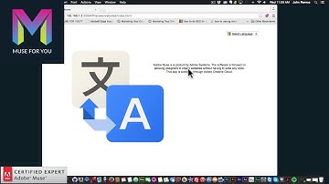 Adding Google Translate | Adobe Muse CC Tutorial | Muse For You