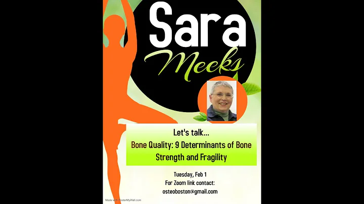 Sara Meeks-WHAT to DO and NOT DO with Osteoporosis!
