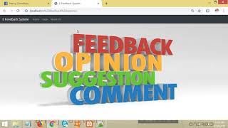 E Feedback System PHP MYSQL  |  By Pankaj Panjwani