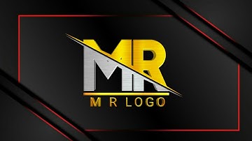 MR LOGO Design On Android phone - M r logo in Pixellab