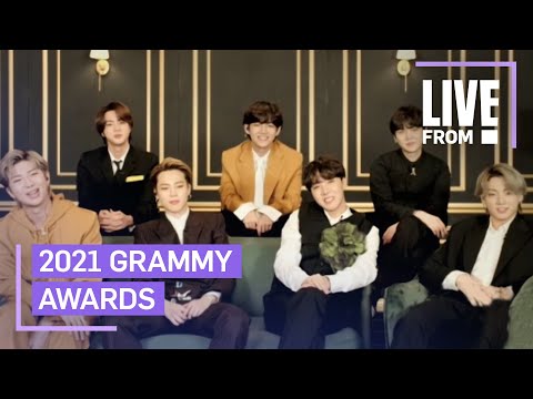 BTS Feeling "Dynamite" at 2021 GRAMMY Awards | E! Red Carpet & Award Shows