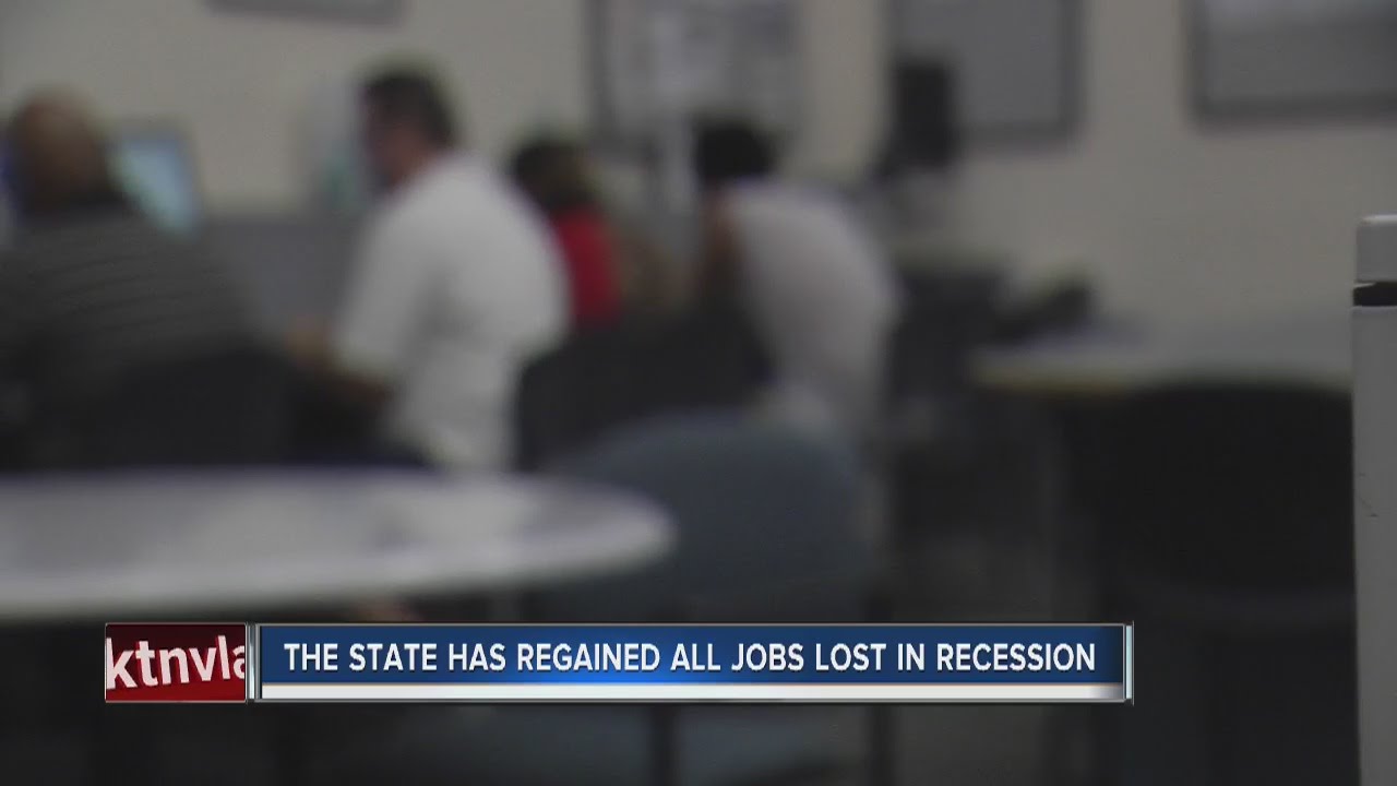 Nevada has recouped all jobs lost in recession, then some