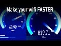 Make your WiFi Faster (AT&T router can't handle 1000 mbps)