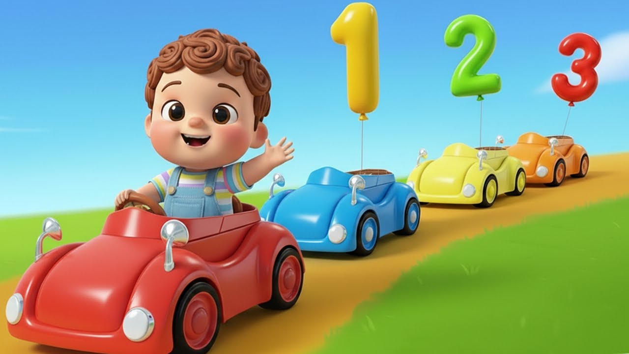Counting 1-20 Song for Kids | Numbers Song for Toddlers | Wheels on the Bus+Learn to Count with Baby