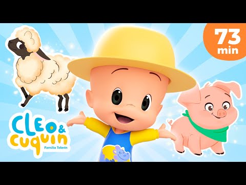 En la granja de Cuquin 🧑‍🌾🚜 y más canciones infantiles con Cleo y Cuquín