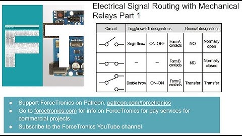 Electrical Signal Routing with Mechanical Relays Part 1