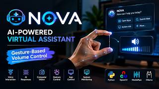 NOVA AI Assistant | Gesture-Based Volume Control Demo