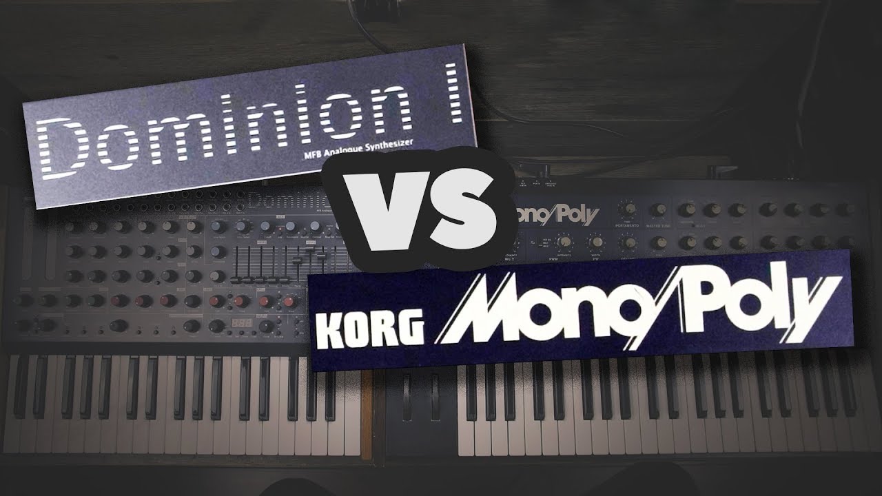 Korg Mono/Poly VS Mfb Dominion 1 [ SOUND COMPARISON ]