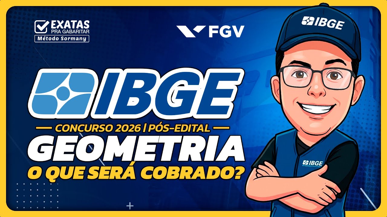 Concurso IBGE 2026: Geometria – O que a banca realmente cobra? 🎯📐