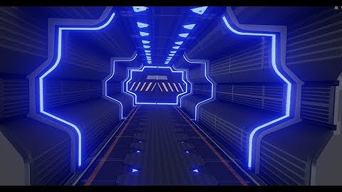 making a sci fi corridor scene in blender 2.8 and free hard surface details giveaway