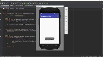 Android Tutorial #2 - Note Taker Application | Part #2