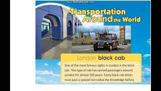 EXCEL 6 for Kaz M9e / TRANSPORTATION AROUND the WORLD / text