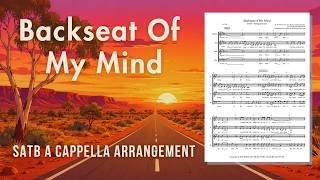 Backseat Of My Mind (Thelma Plum) SATB a cappella arrangement by Dan Bennett (Sheet Music)