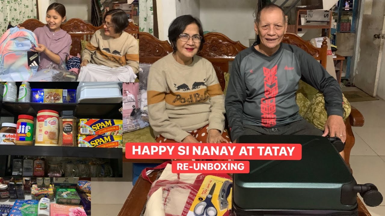 HAPPY SI NANAY AT TATAY | RE-UNBOXING OF GIFTS | THANK YOU PO