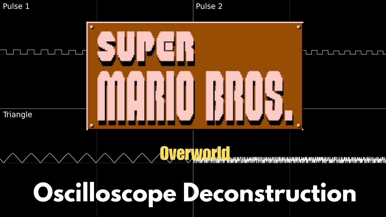 Super Mario Bros. - Overworld (Oscilloscope Deconstruction)