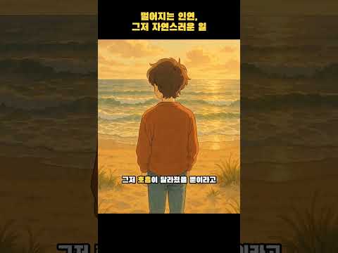 멀어지는 인연, 그저 자연스러운 일