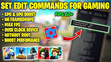 Gaming Set Edit Code | Improve gaming performance using Set Edit