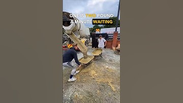 $2 per minute waiting time 🤬 time to turn up the heat 🥵#concrete #construction #shorts