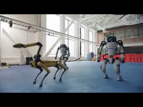 Robots dance rock and roll (By Boston Dynamics)