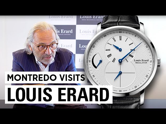 Louis Erard Héritage Blue Black Day & Date 41mm | 72288AA45.BAAC82 | Stainless Steel | 41mm | Date | Day | Leather | Men's | Women's | Luxury | Watch