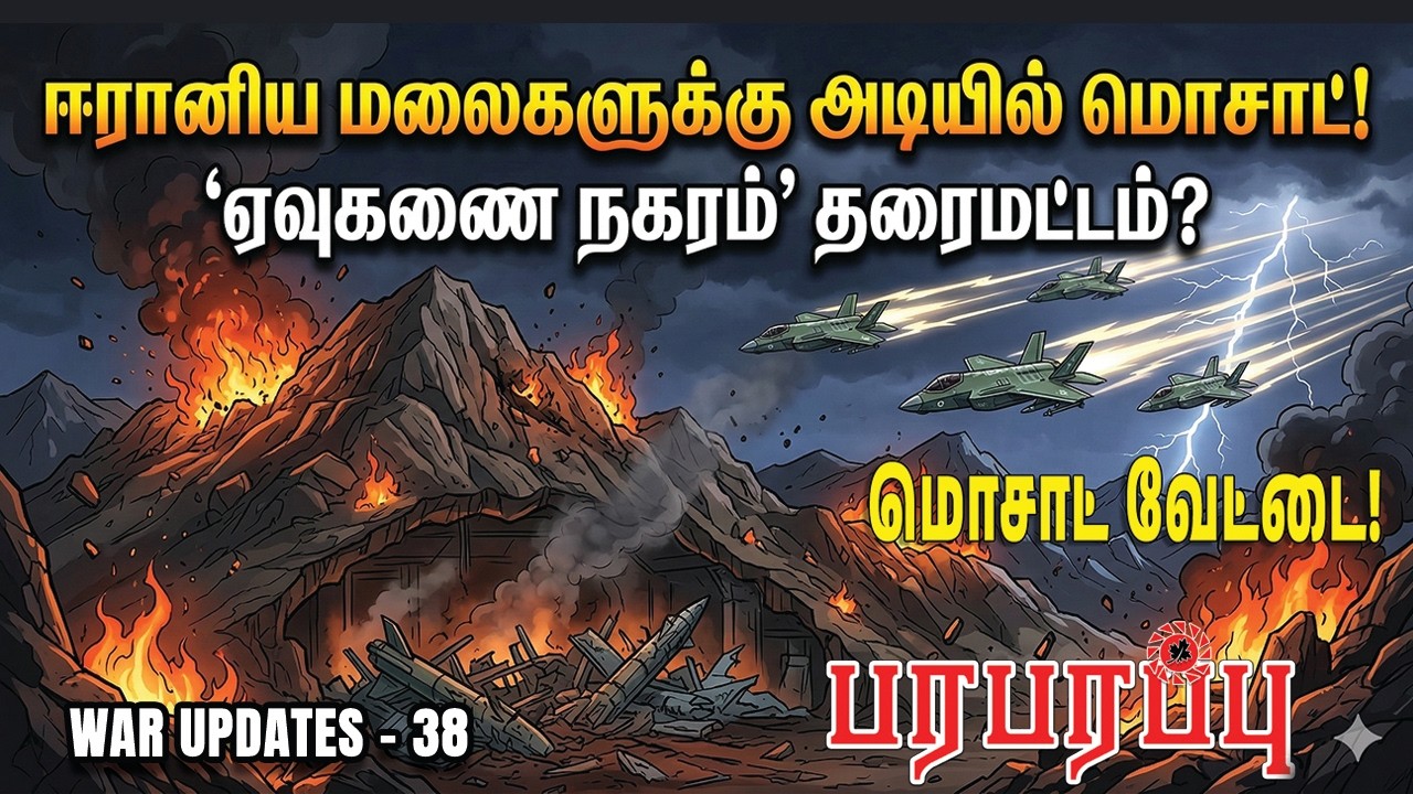 ஈரானிய மலைகளுக்கு அடியில் மொசாட்! 'ஏவுகணை நகரம்' தரைமட்டம்? | Paraparappu Media | WAR UPDATES-38