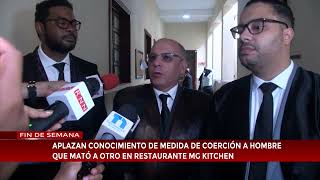 Aplazan el conocimiento de medida de coerción a hombre que mató a otro en un restaurante