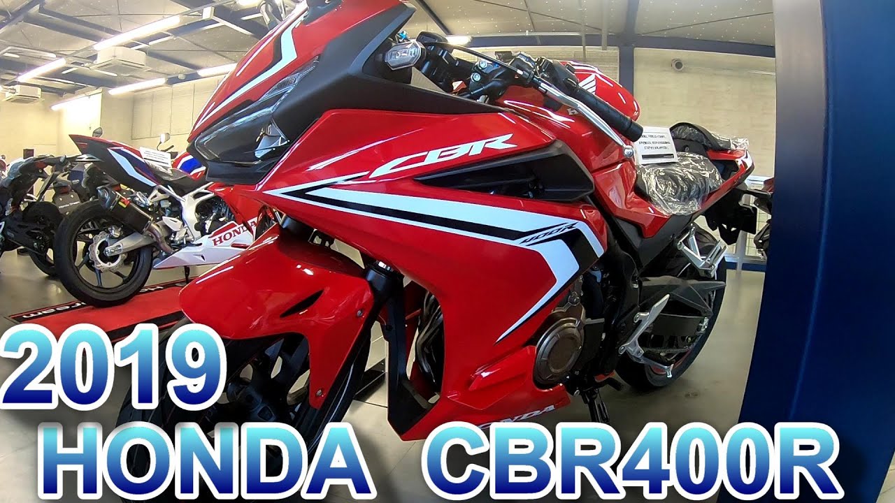 2019 HONDA CBR400R 2BL-NC56 グランプリレッド NC56E - YouTube