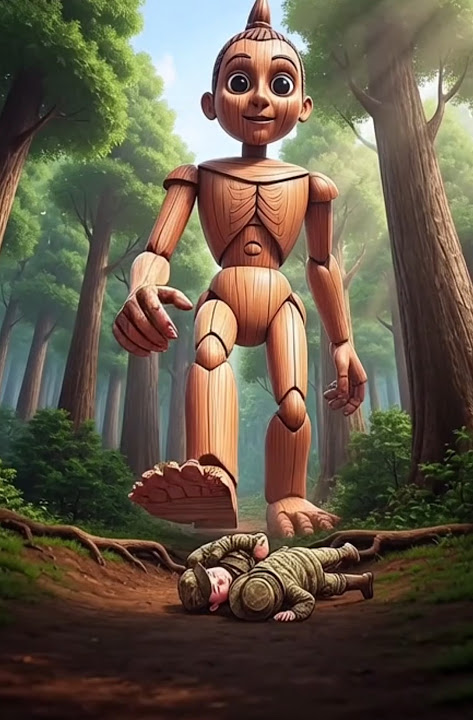 Embul dan abil di kejar boneka kayu rakasasa!!! 😱😱😱