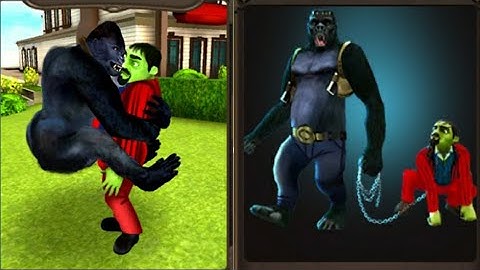 Gorilla Attack on Uncle || Scary Stranger 3D #2 || Game Ten