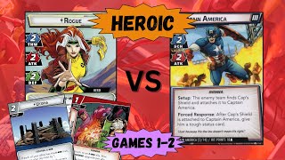Rogue(A) vs Captain America (Heroic) | Games 1-2 screenshot 2