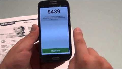 Groupon Discount How to use an Android smartphone to redeem Groupon vouchers AU