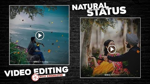 Kinemaster best natural status video editing tutorial | Facebook status video editing |