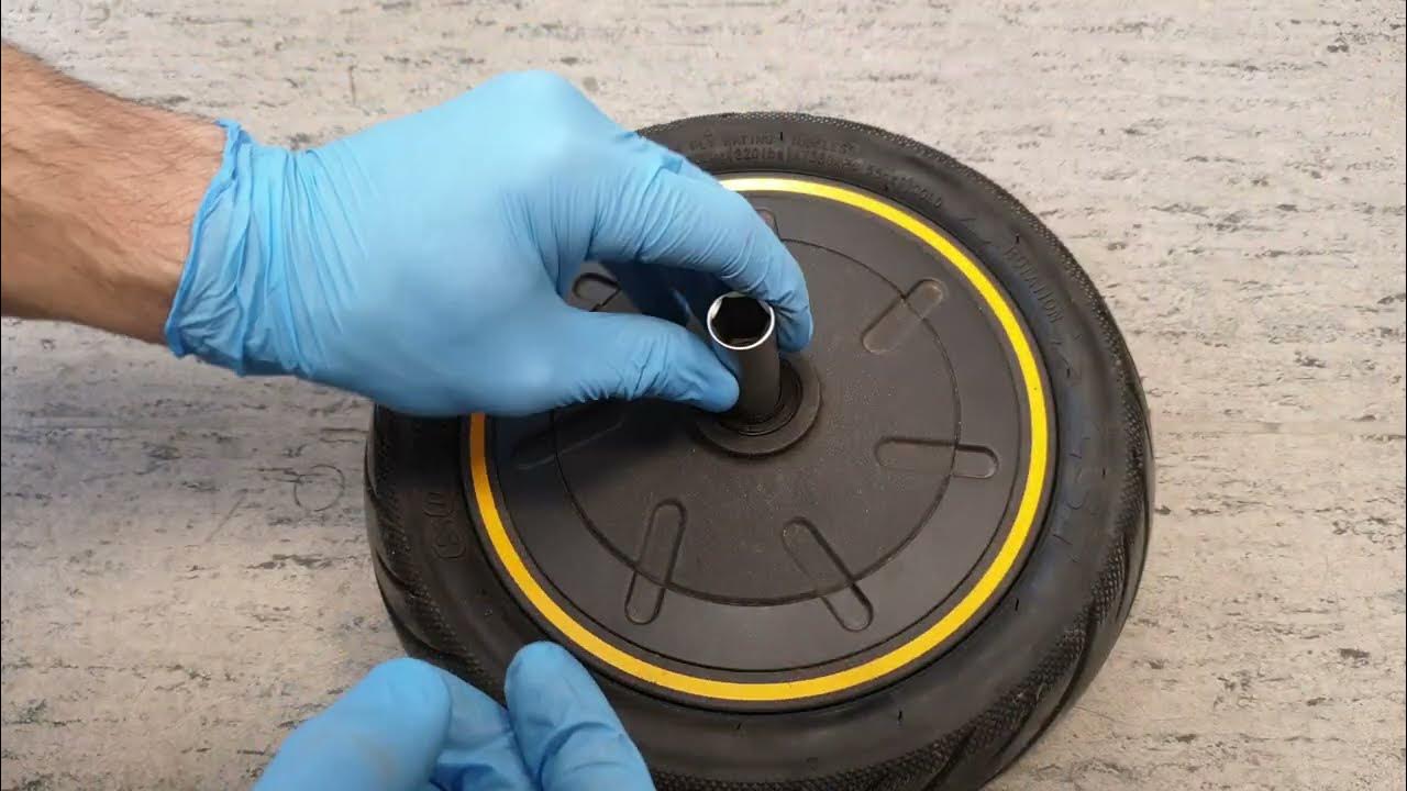 Ninebot как снять заднее колесо TUTO Ninebot MAX G30D: Hinterrad Wie wechselt man einen 60/70-6.5 Tubeless-Rei
