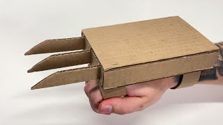 Cómo hacer garras de Wolverine con cartón