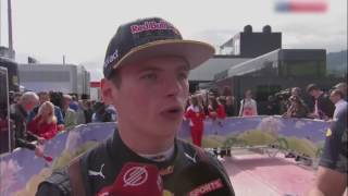 F1 2016 Austrian GP - Max Verstappen Post Race Interview