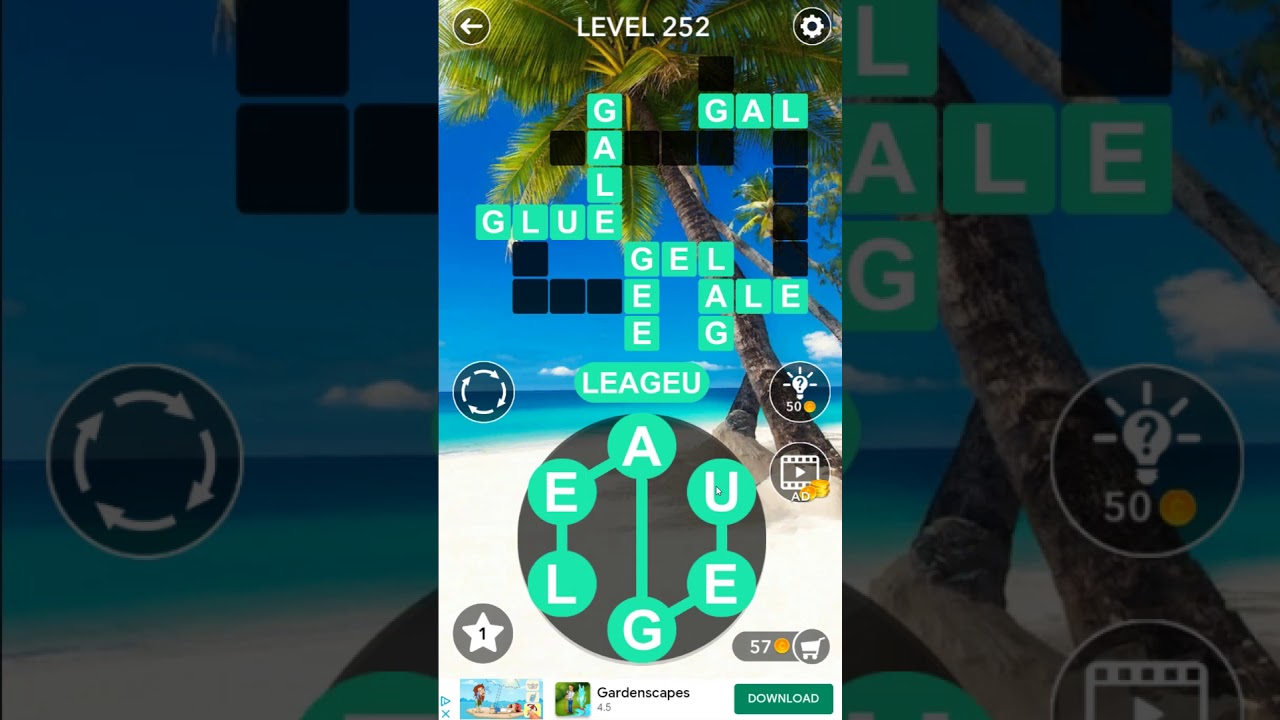 Word Crossword Search level 252